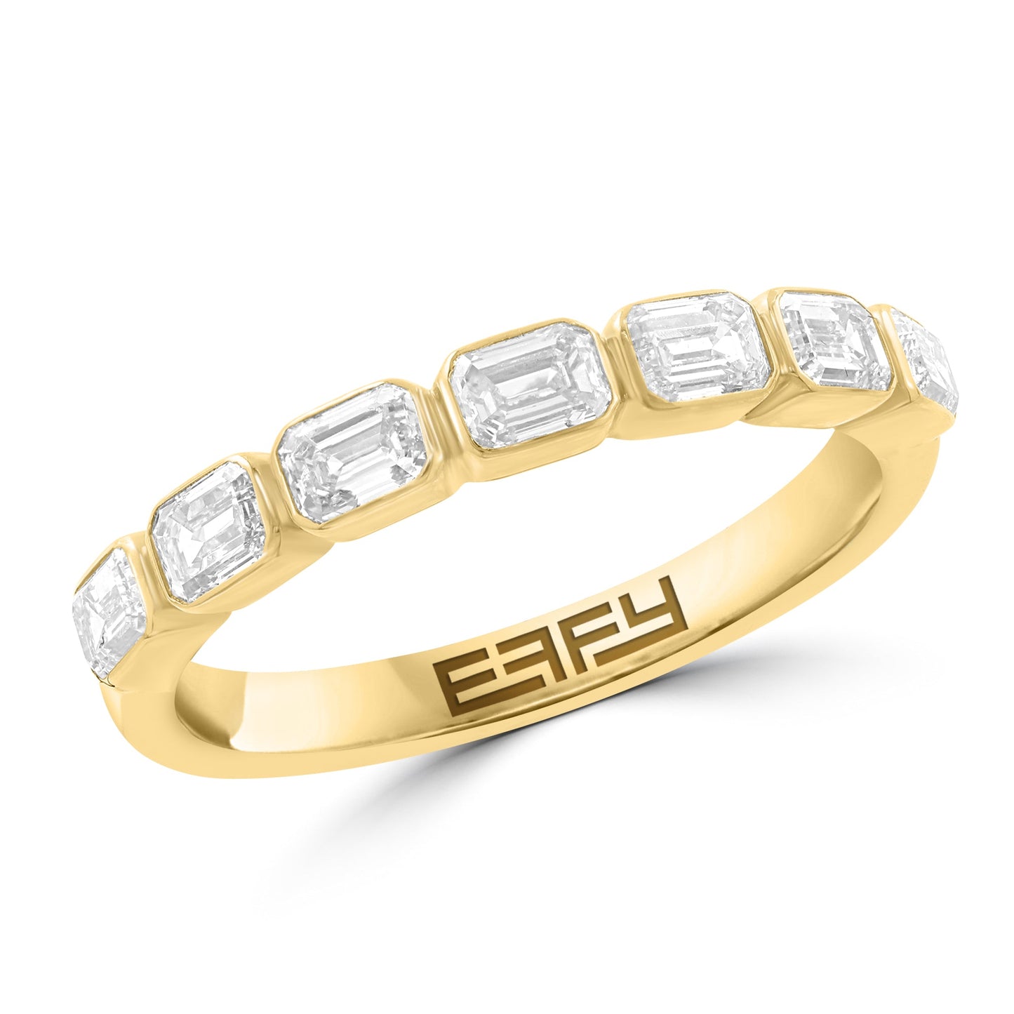 EFFY 14K YELLOW GOLD LAB GROWN DIAMOND RING (0.96 CTW)