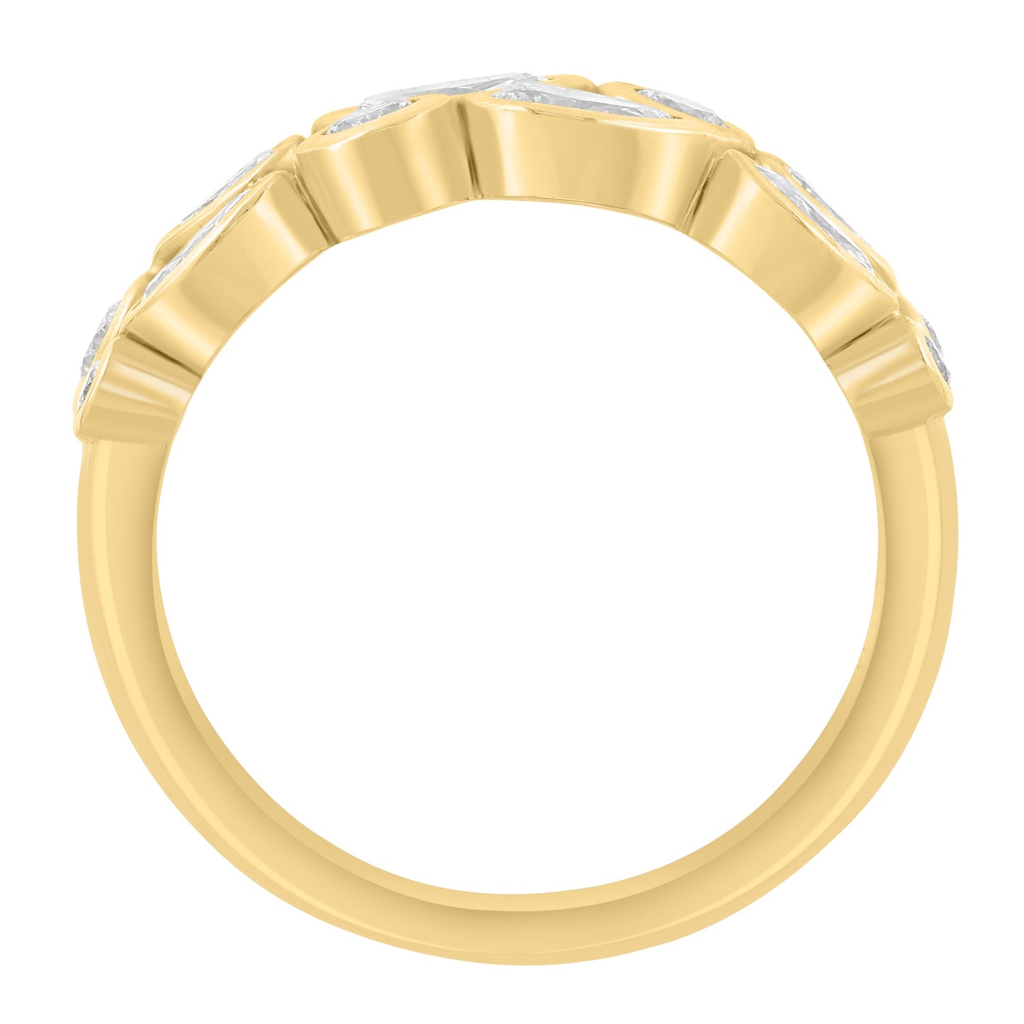 EFFY 14K YELLOW GOLD LAB GROWN DIAMOND RING (0.96 CTW)