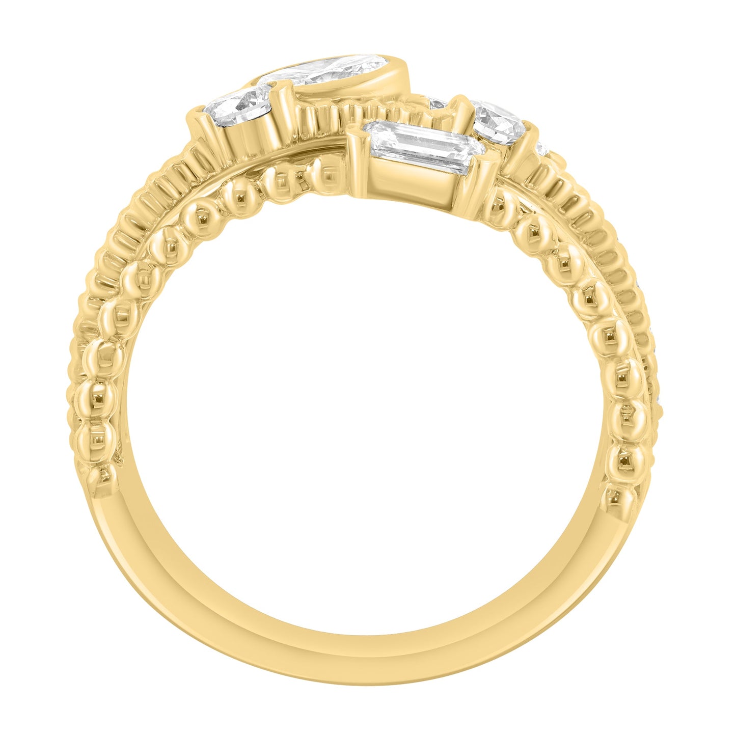 EFFY 14K YELLOW GOLD LAB GROWN DIAMOND RING (1.00 CTW)