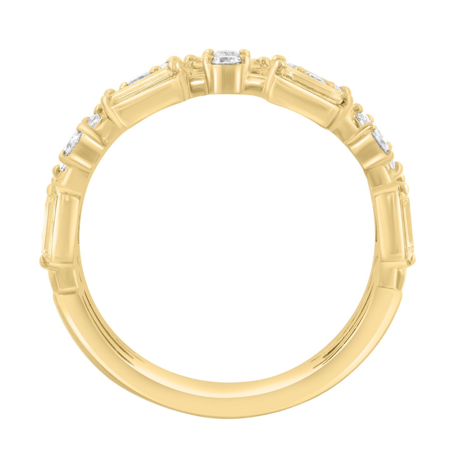 EFFY 14K YELLOW GOLD LAB GROWN DIAMOND RING (1.18 CTW)