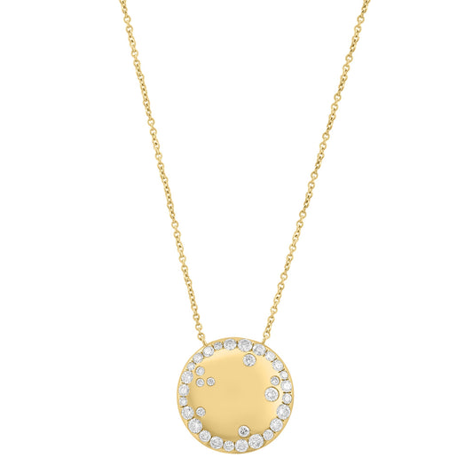 EFFY 14K YELLOW GOLD DIAMOND NECKLACE (1.09 CTW)