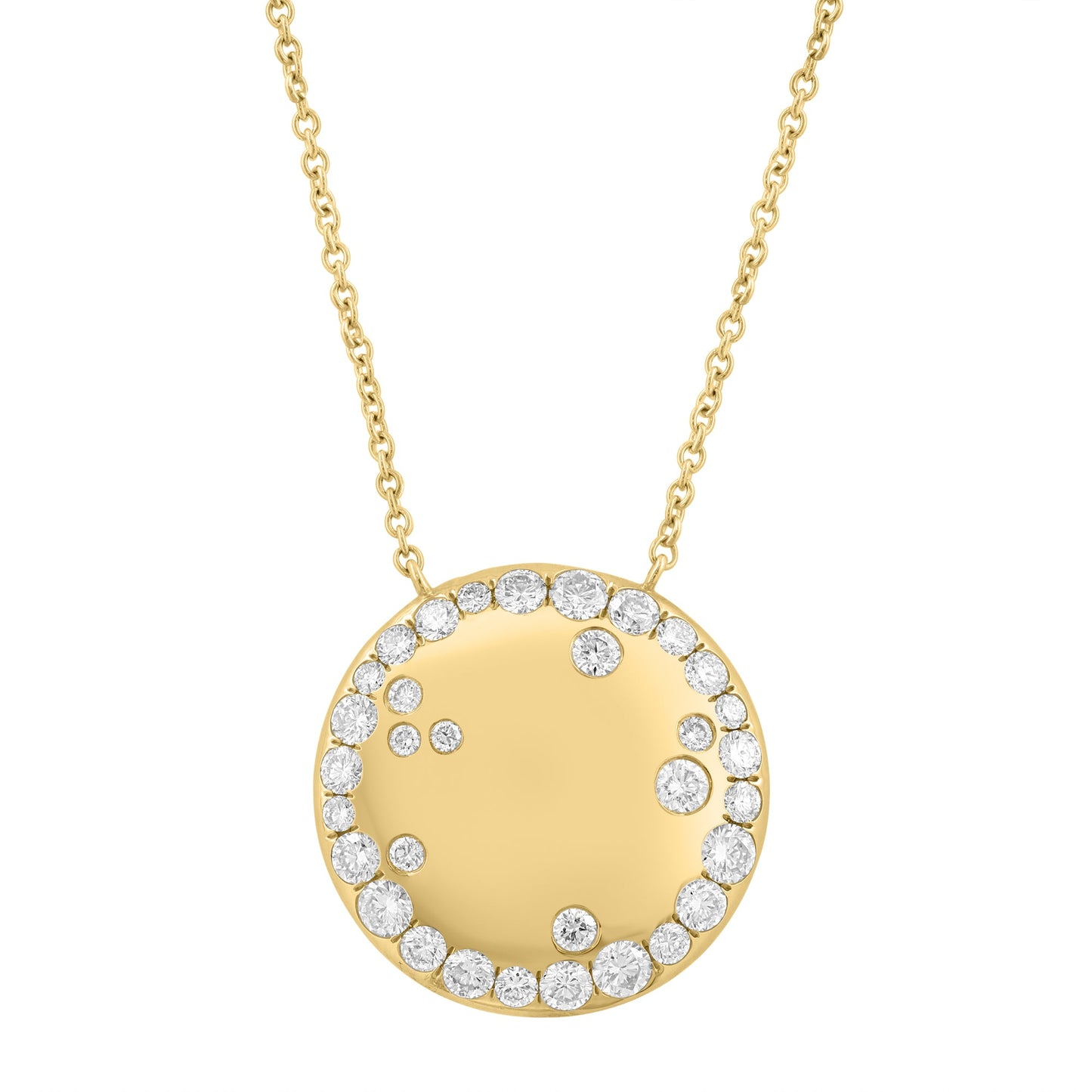 EFFY 14K YELLOW GOLD DIAMOND NECKLACE (1.09 CTW)
