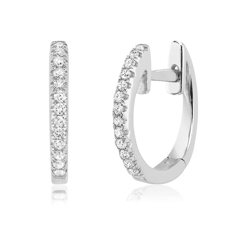 Miss Mimi 14k Diamond Earrings (10MM)