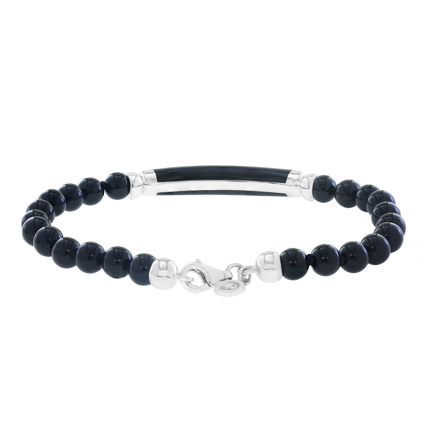 EFFY 925 STERLING SILVER, ONYX BRACELET