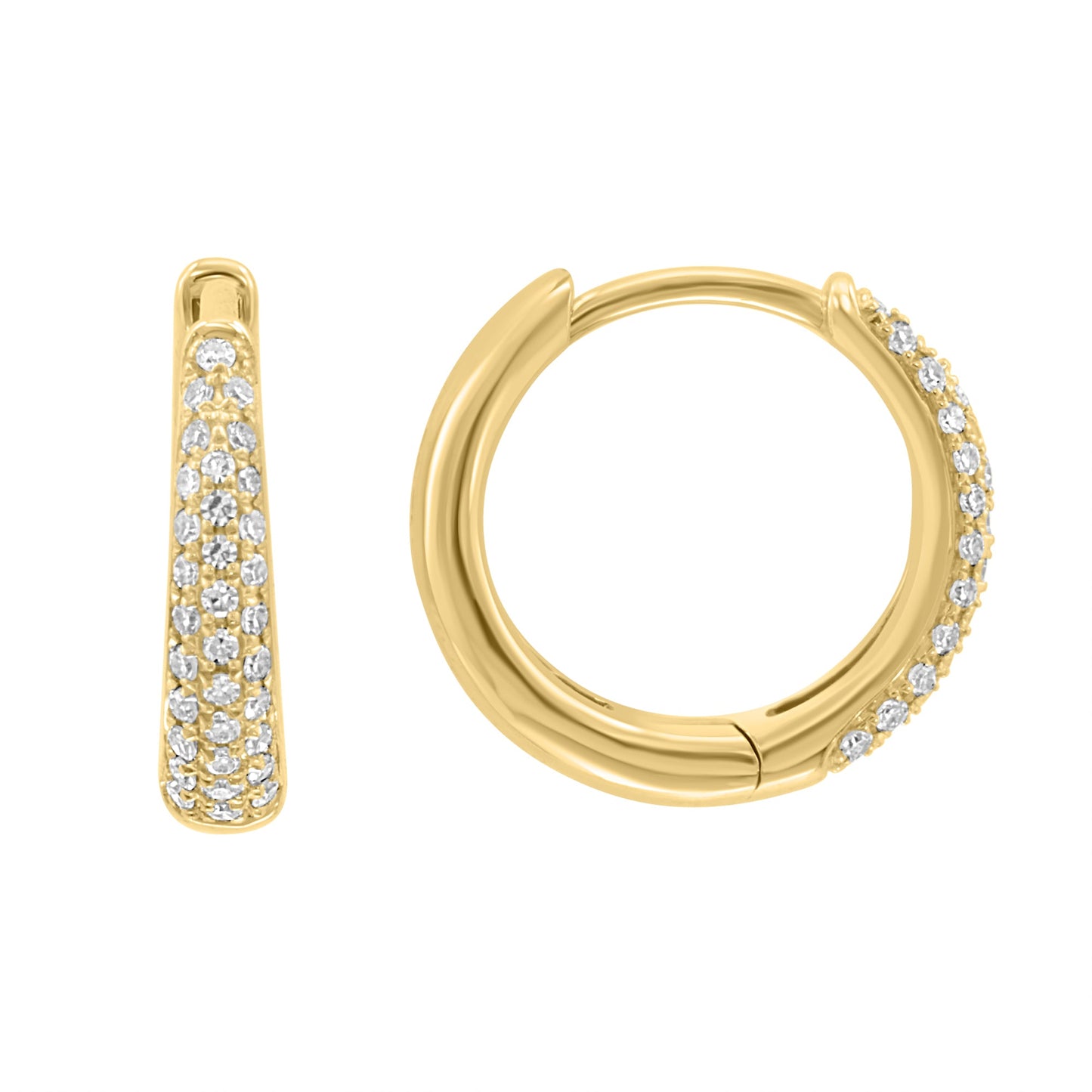 EFFY 14K YELLOW GOLD DIAMOND (0.35 CTW) & NATURAL SAPPHIRE EARRINGS