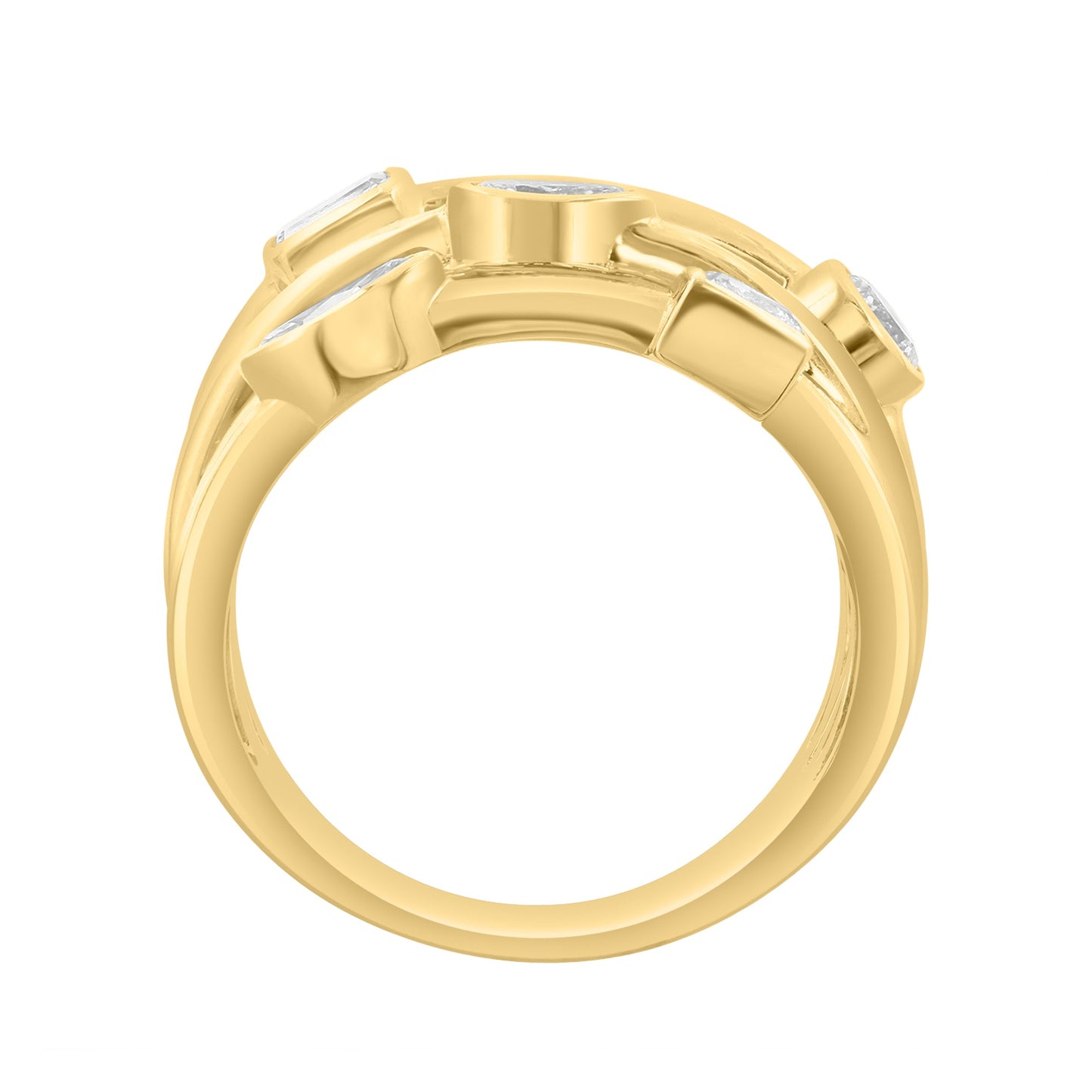 EFFY 14K YELLOW GOLD LAB GROWN DIAMOND RING (1.00 CTW)